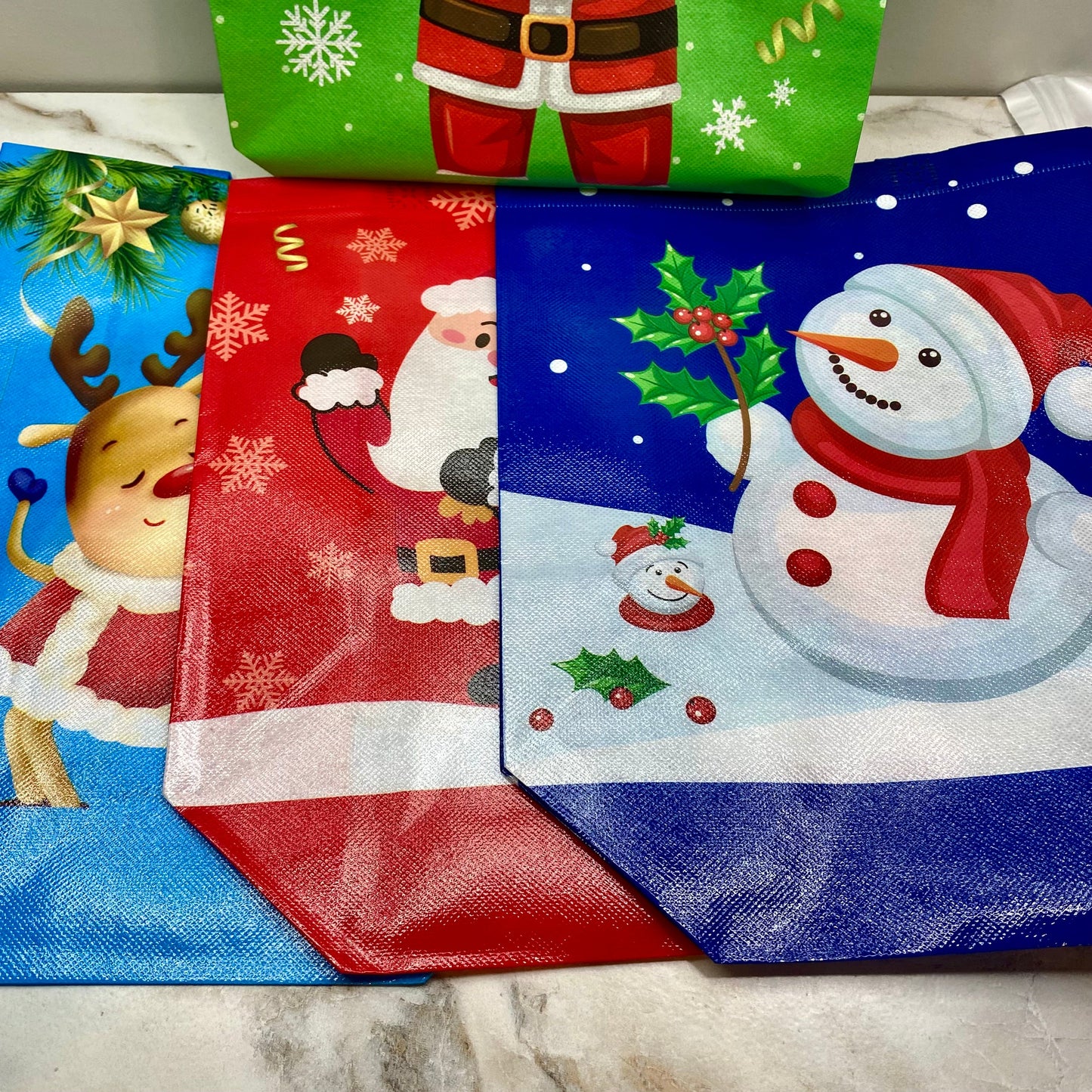 Reusable Tote Bag - Christmas Characters