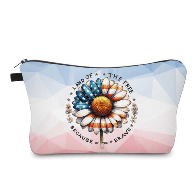 Pouch - Americana - Land Of The Free Daisy