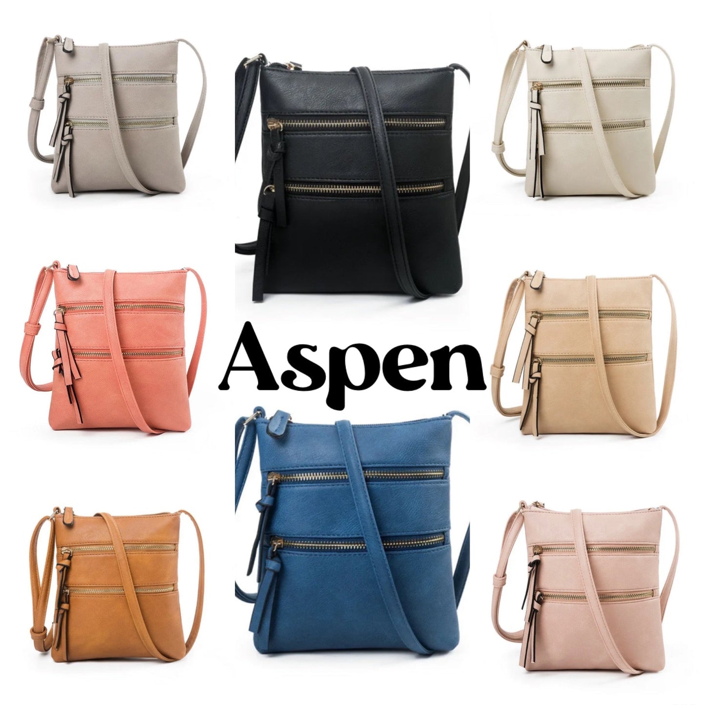 Aspen Flat Crossbody Bag - PREORDER 7/6-7/9