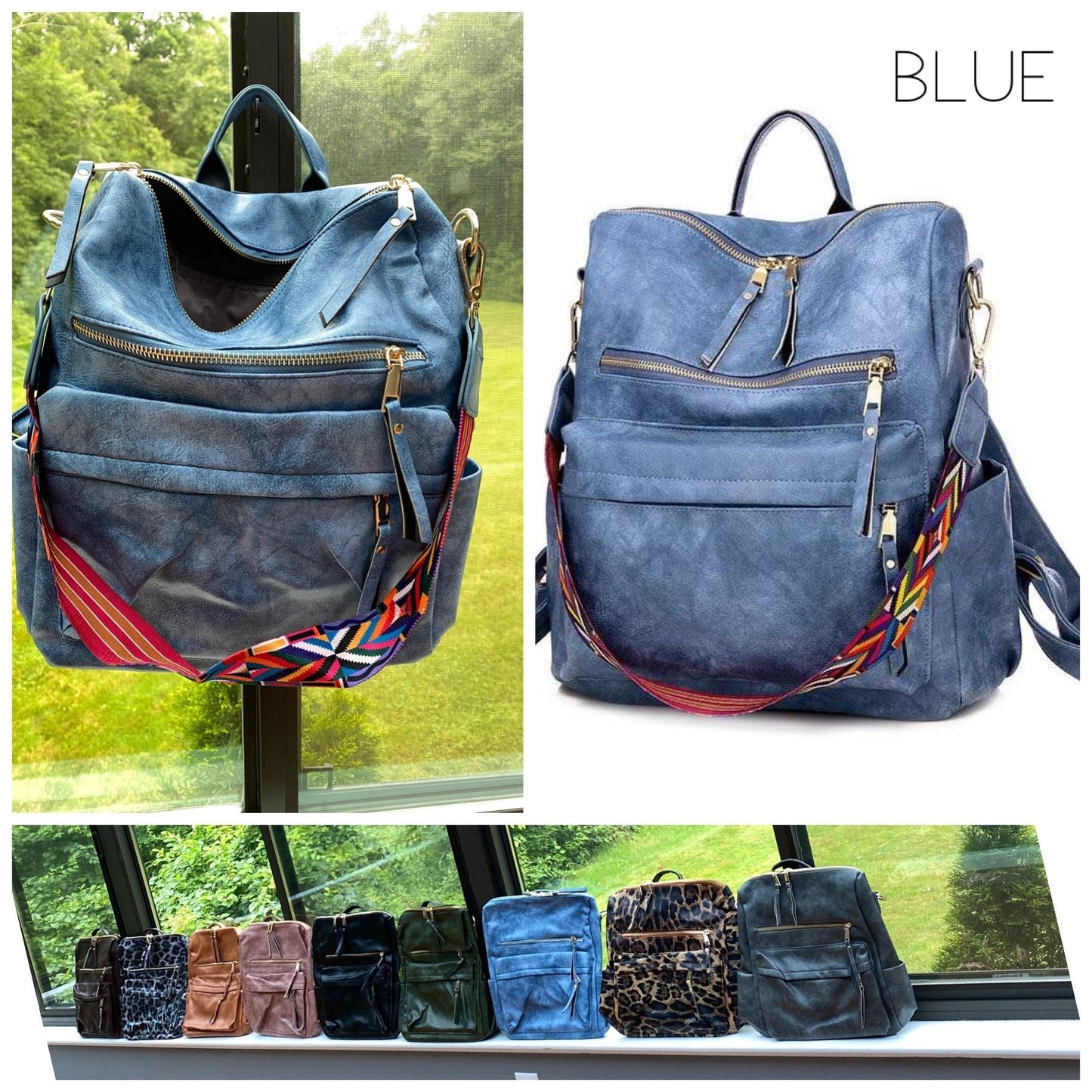 Brooke Backpack - Blue
