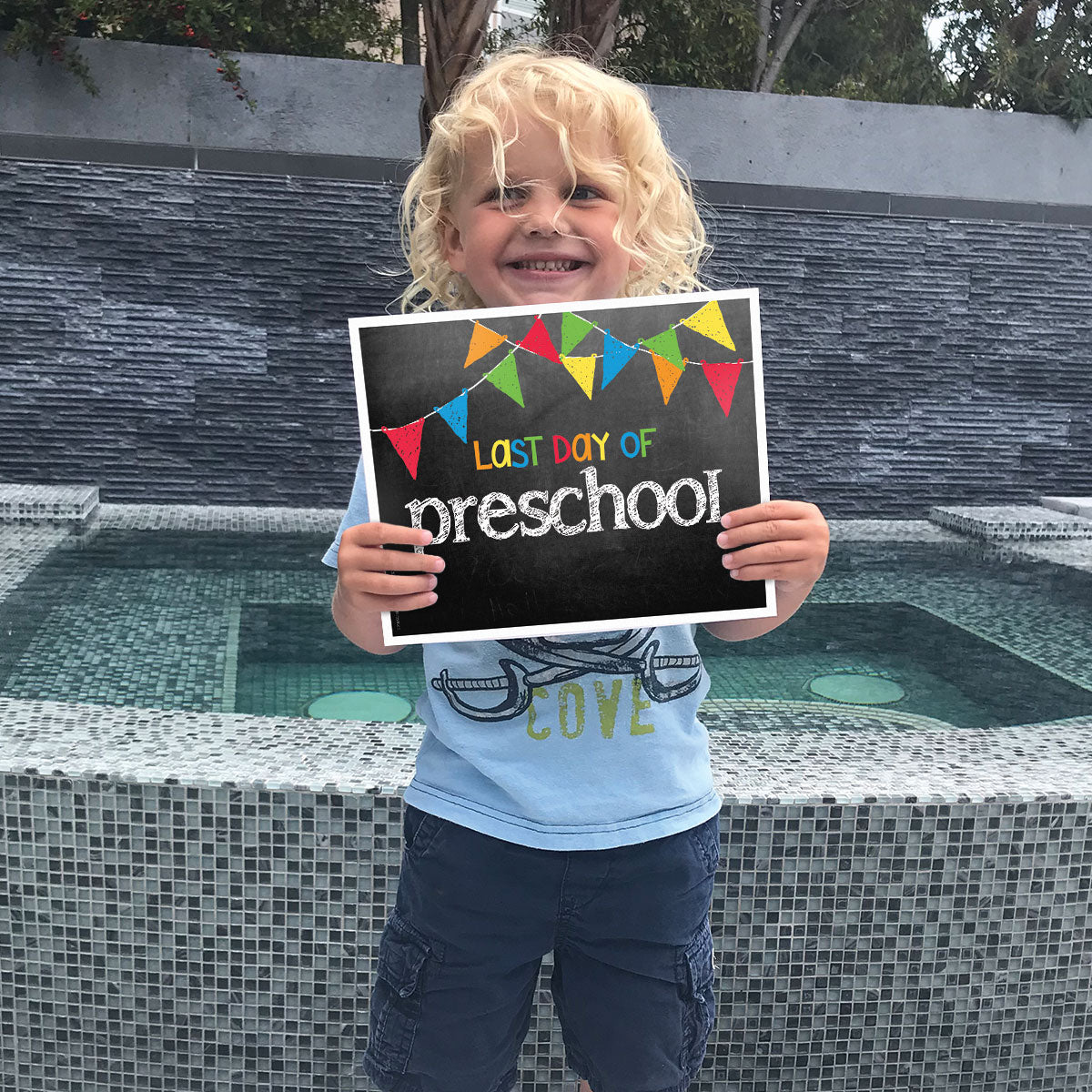 First & Last Day of School Signs | Photo Prop Deck | 17 Grades including T-K | (4) Styles - Denise Albright®