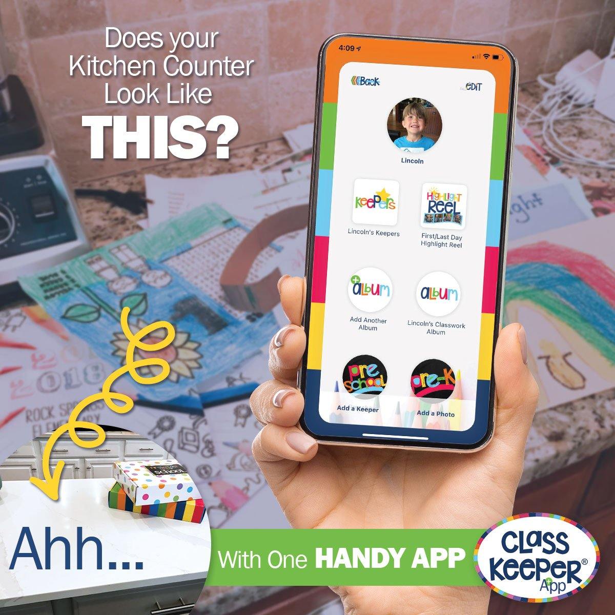 Class Keeper® Easiest School Keepsake Mobile App Membership - Denise Albright®