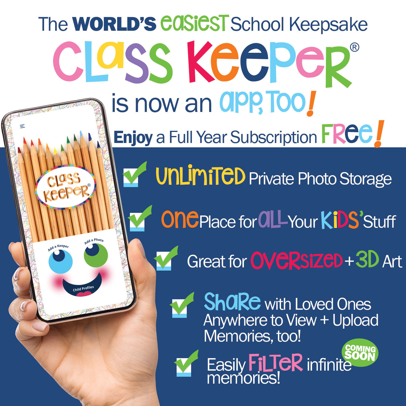 Class Keeper® Easiest School Days Memory Book | (2) Styles | Keepsake - Denise Albright®