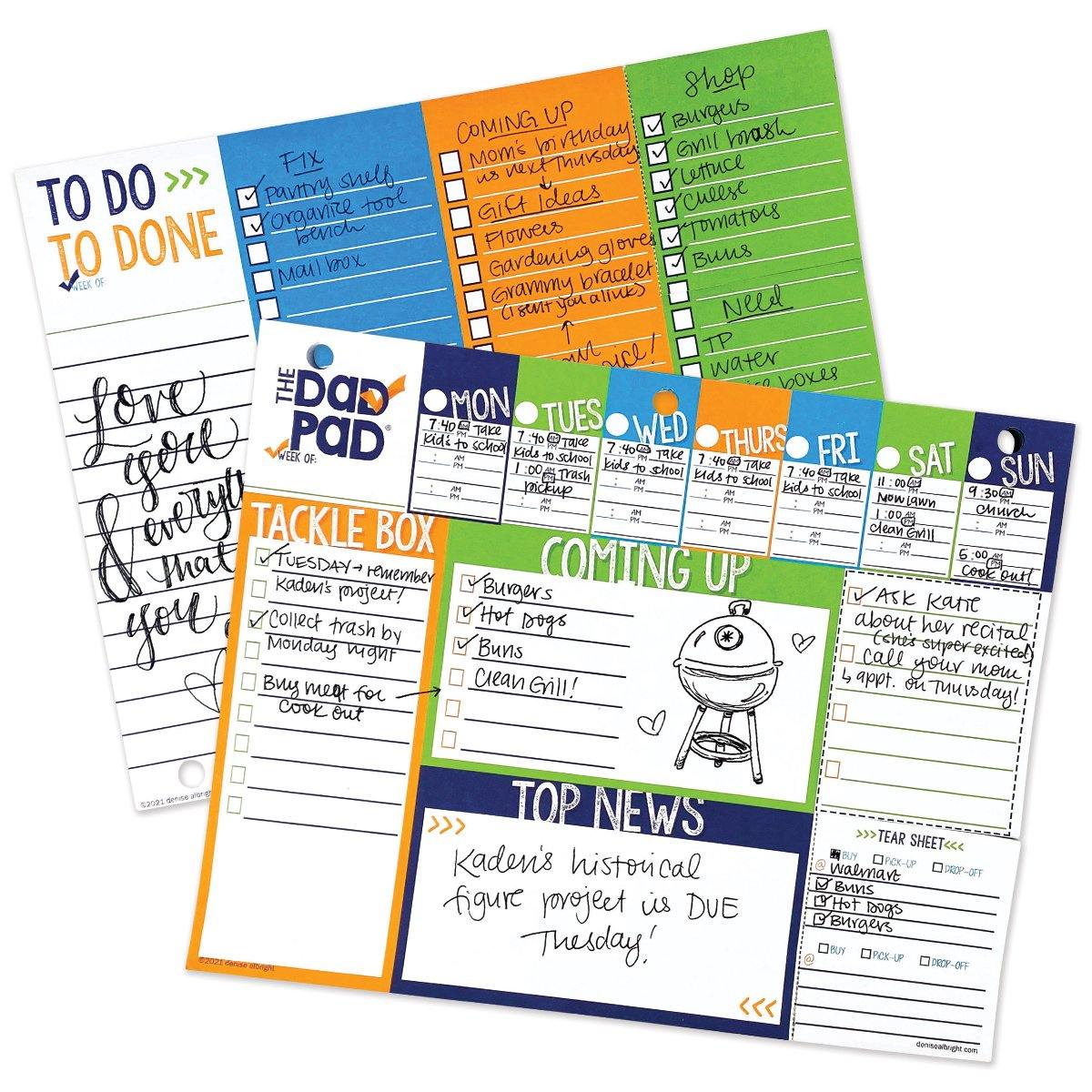 Dad Pad® Weekly Planner Pad - Denise Albright®