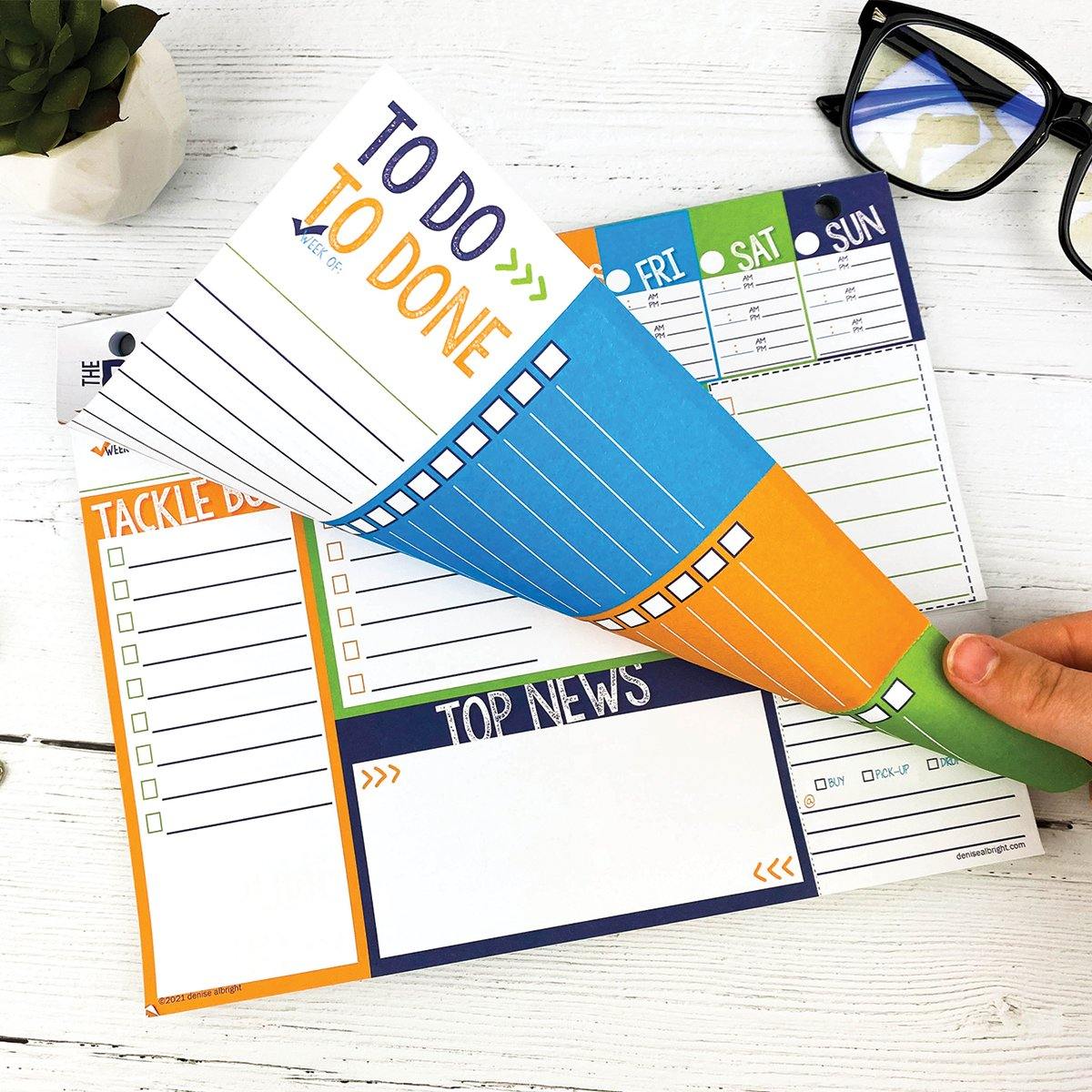 Dad Pad® Weekly Planner Pad - Denise Albright®