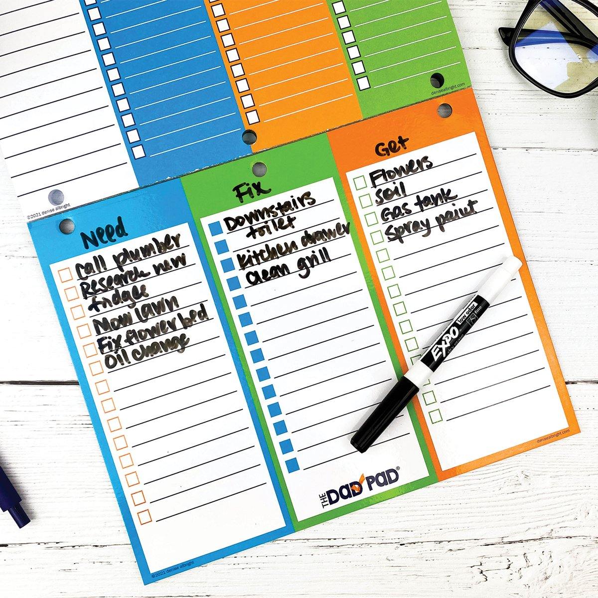 Dad Pad® Weekly Planner Pad - Denise Albright®