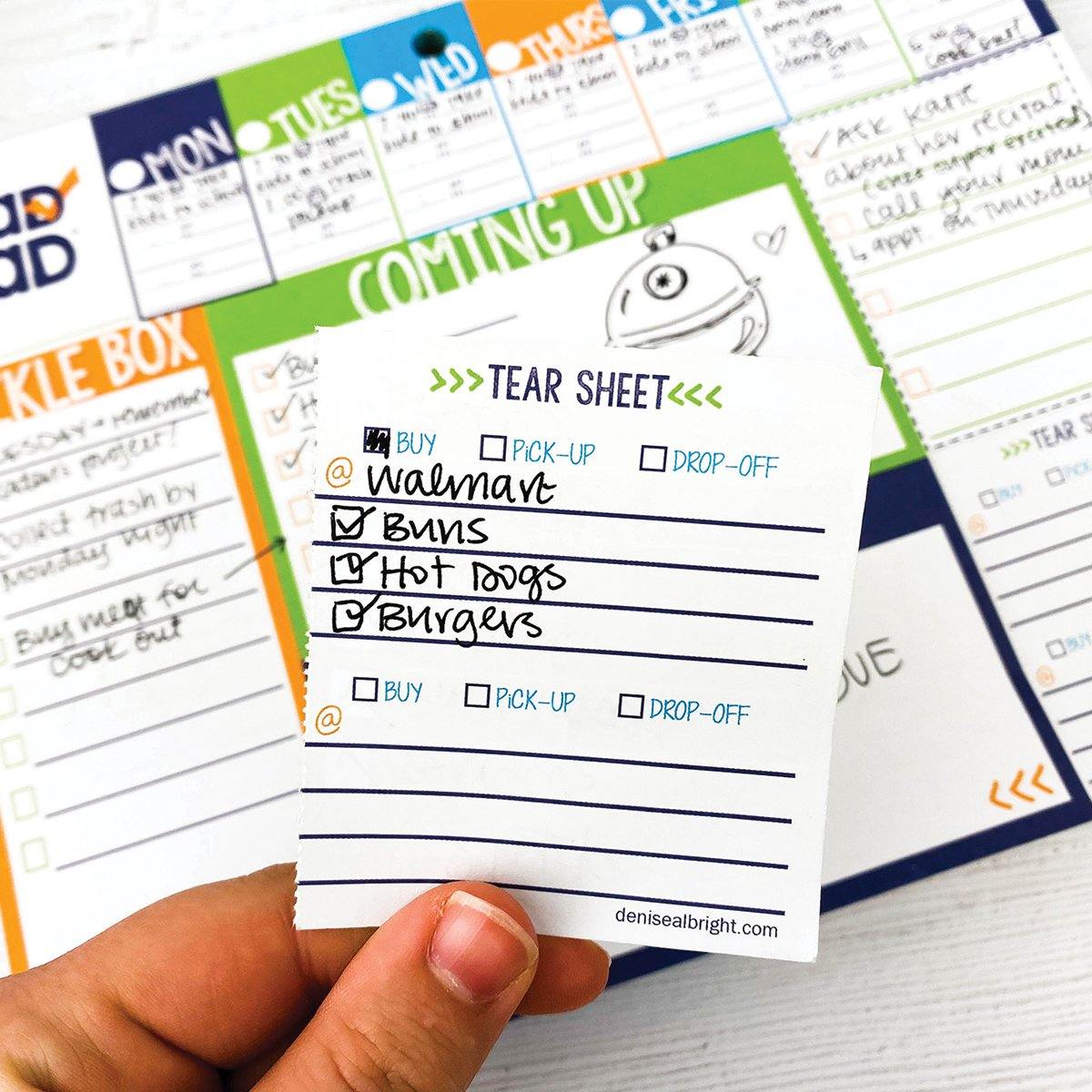 Dad Pad® Weekly Planner Pad - Denise Albright®