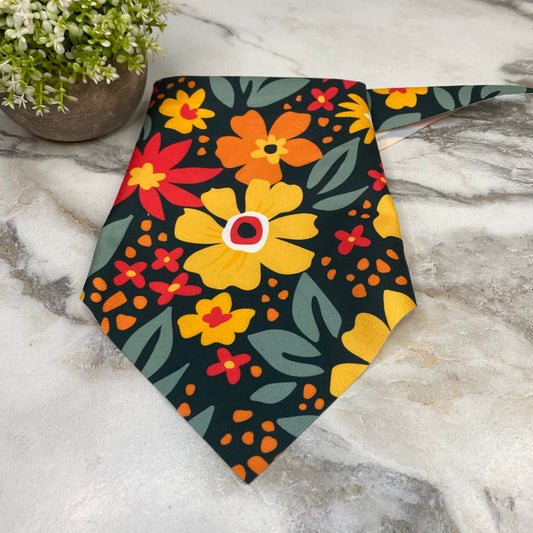 Dog Bandana - Floral - #48