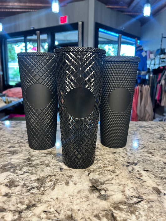 All Black Tumblers