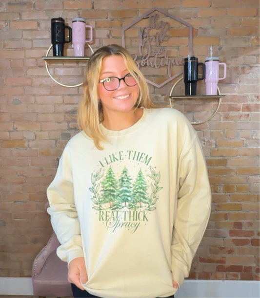 Christmas tree crewneck
