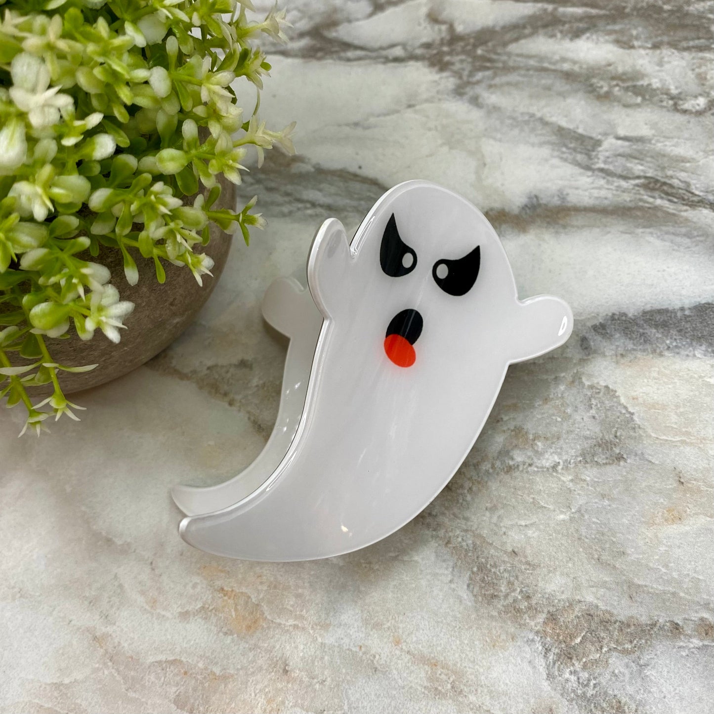 Hair Clip - Ghost #3