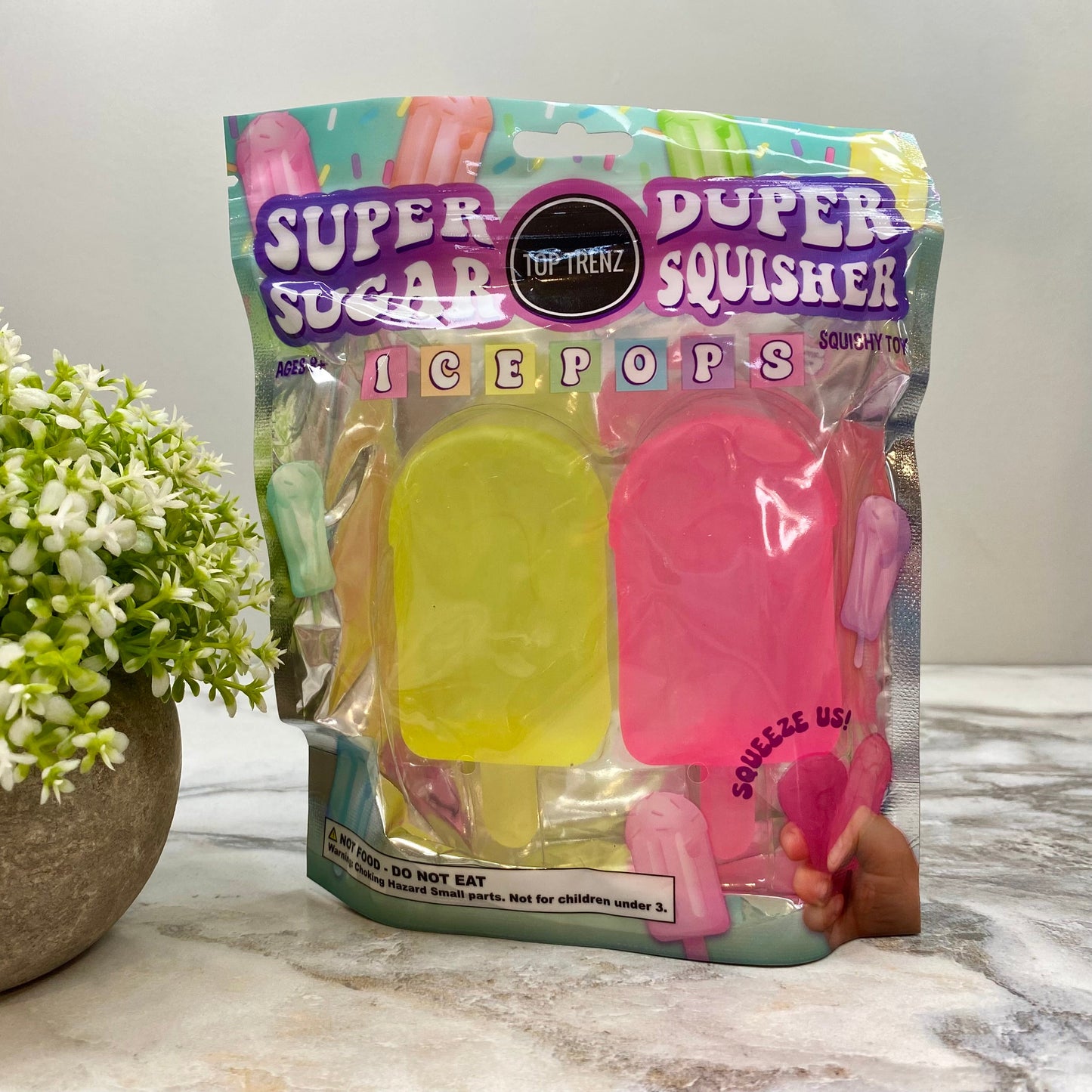 Super Duper Sugar Squisher Toy - Ice Pops