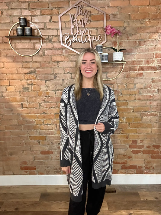 Aztec Reversible Cardi
