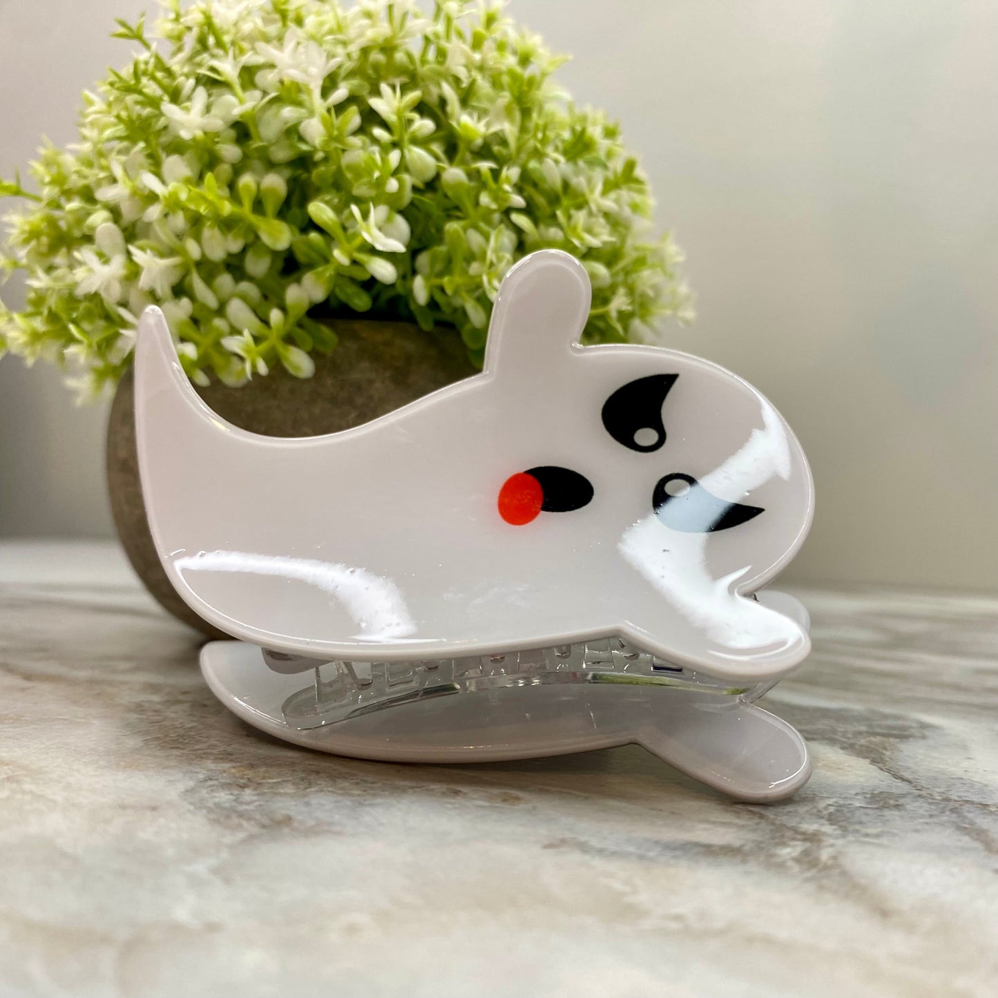 Hair Clip - Ghost #3