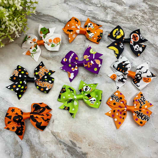 Hair Clip Bow - Halloween