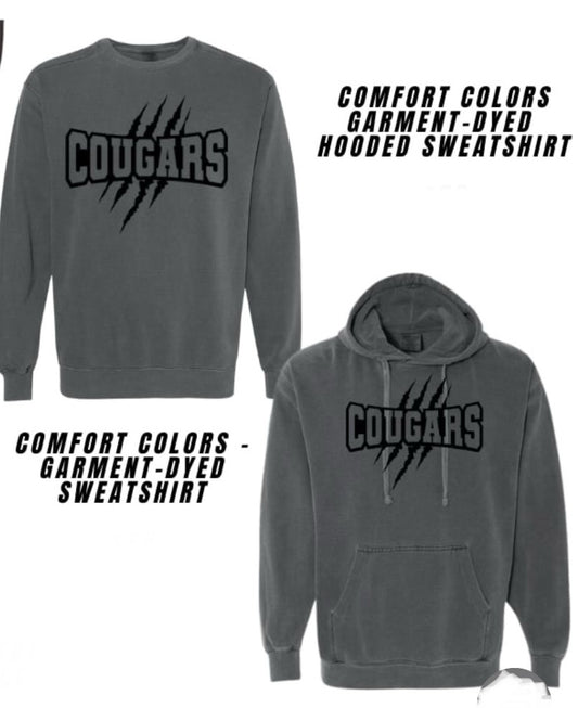 Cougars Sweatshirts- Comfort Colors