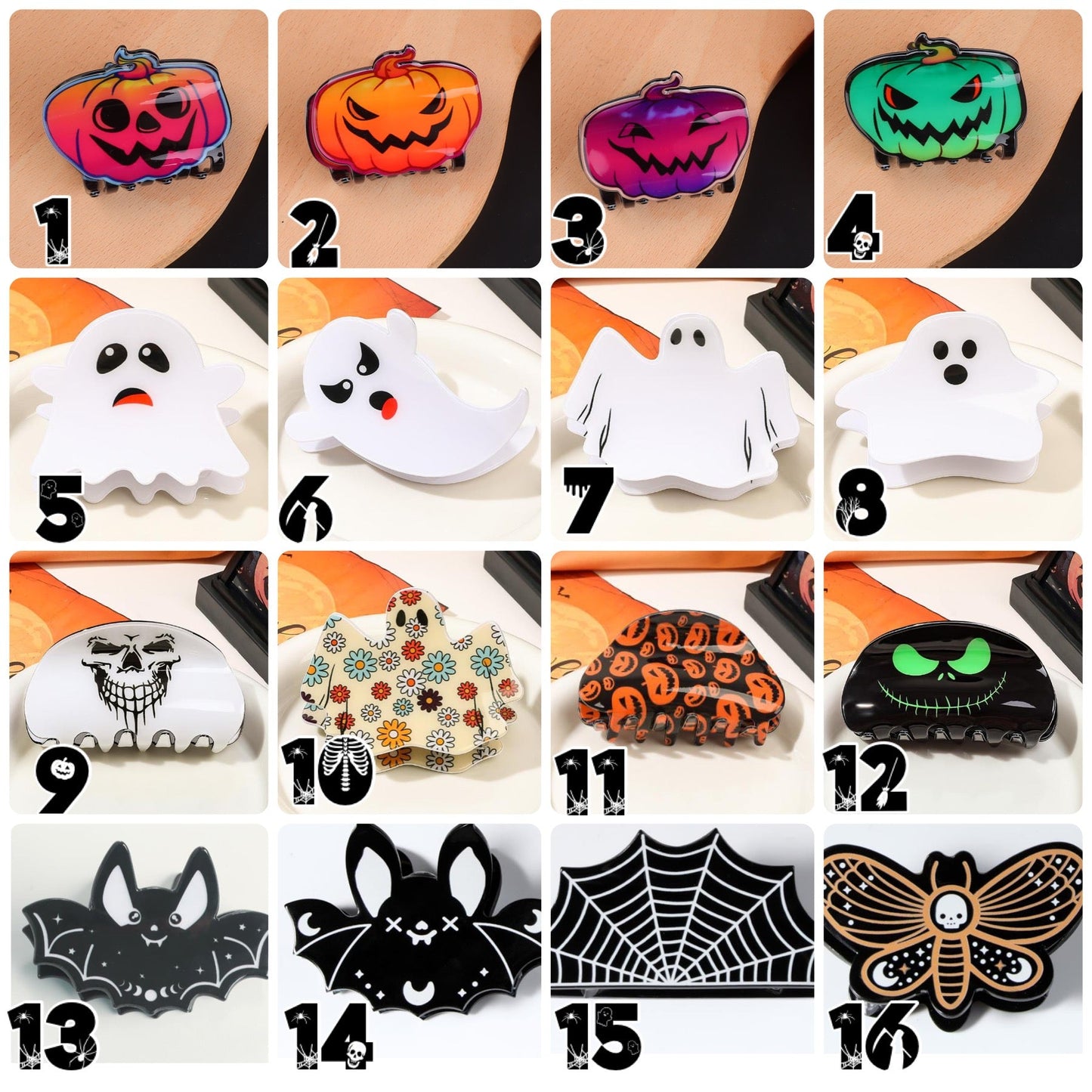 Hair Clip - Halloween - PREORDER