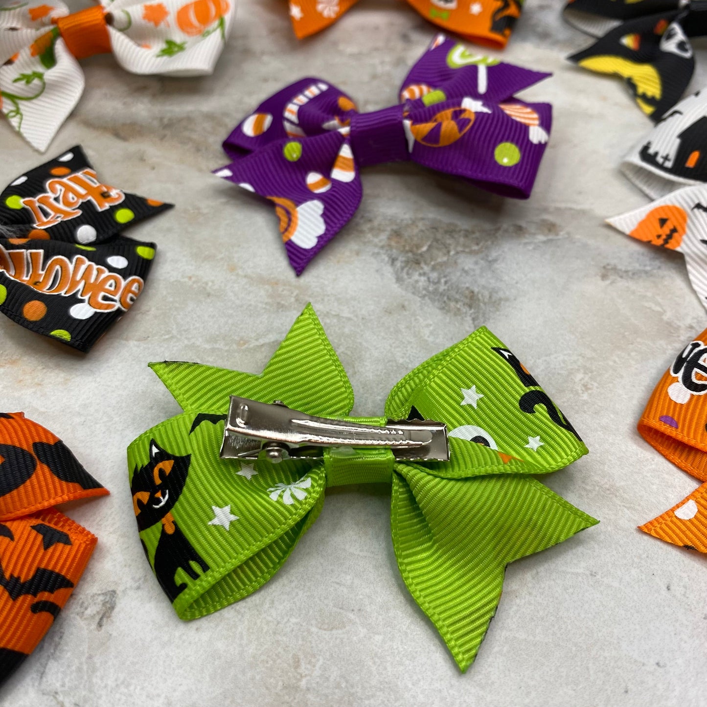 Hair Clip Bow - Halloween