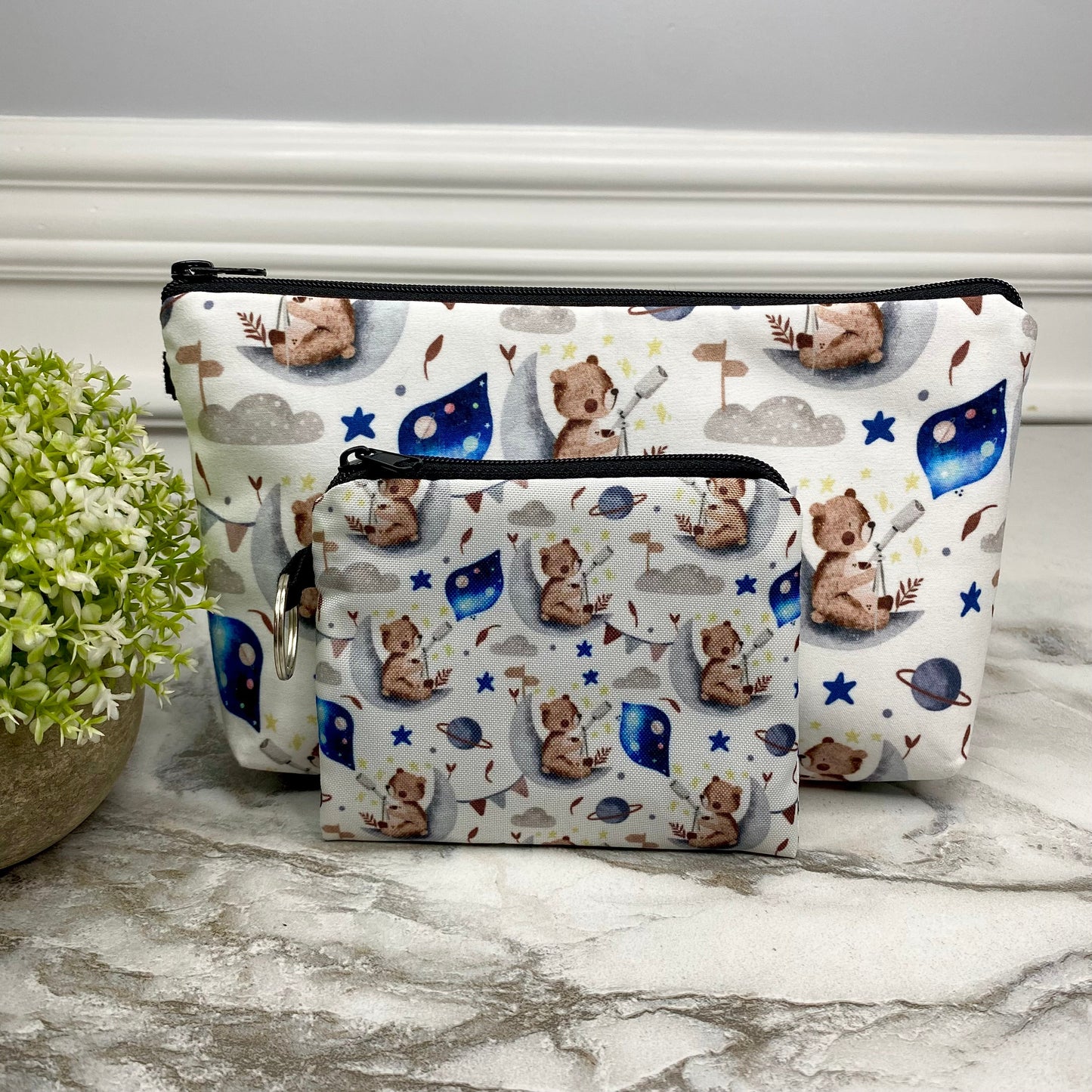 Pouch & Mini Pouch Set - Bear Telescope