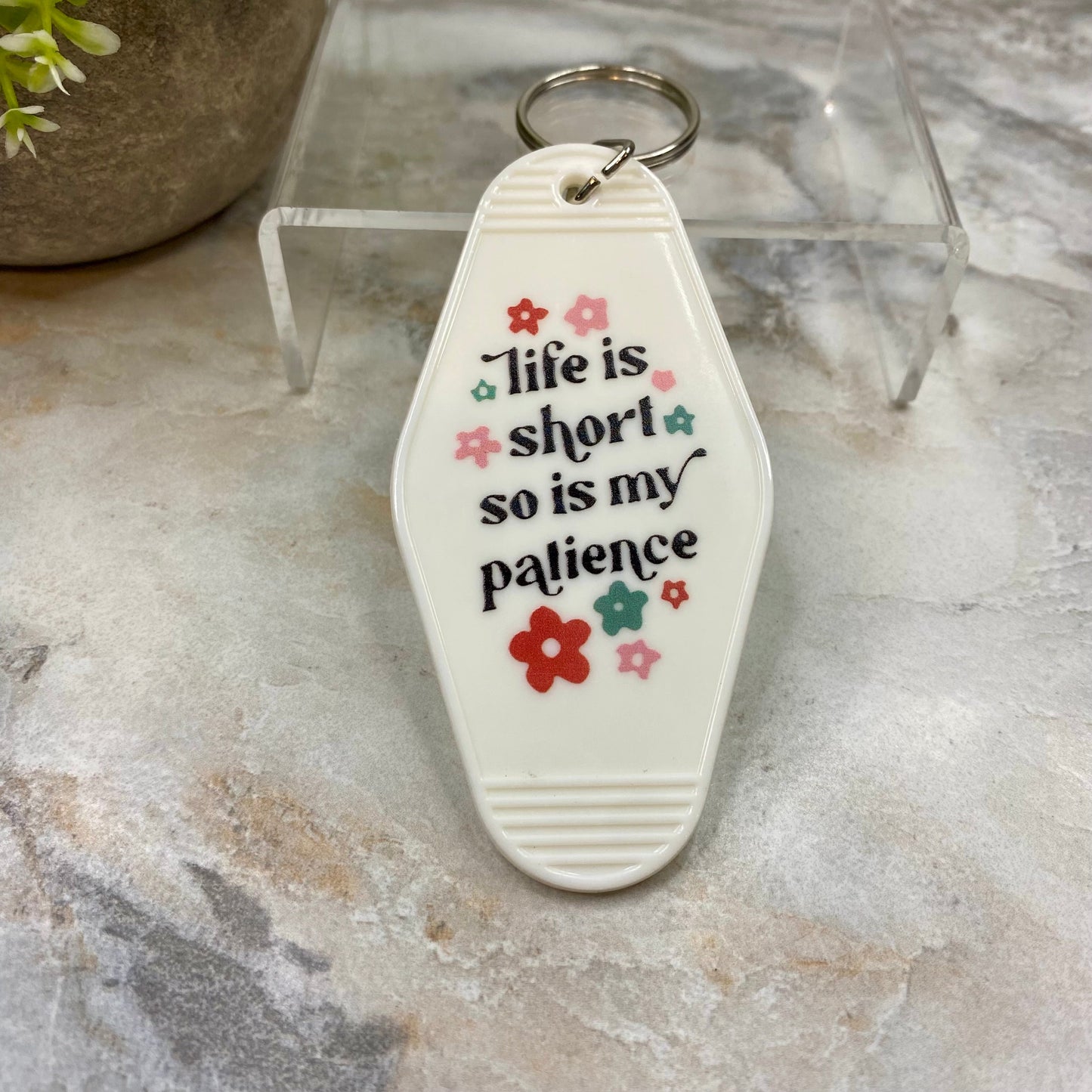 Keychain - Hotel Key - Patience