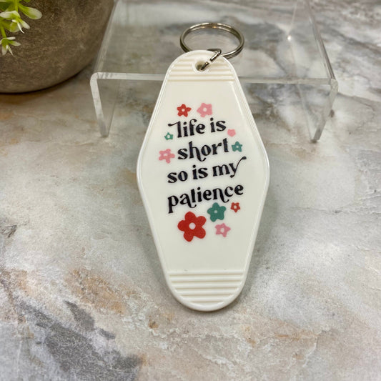 Keychain - Hotel Key - Patience
