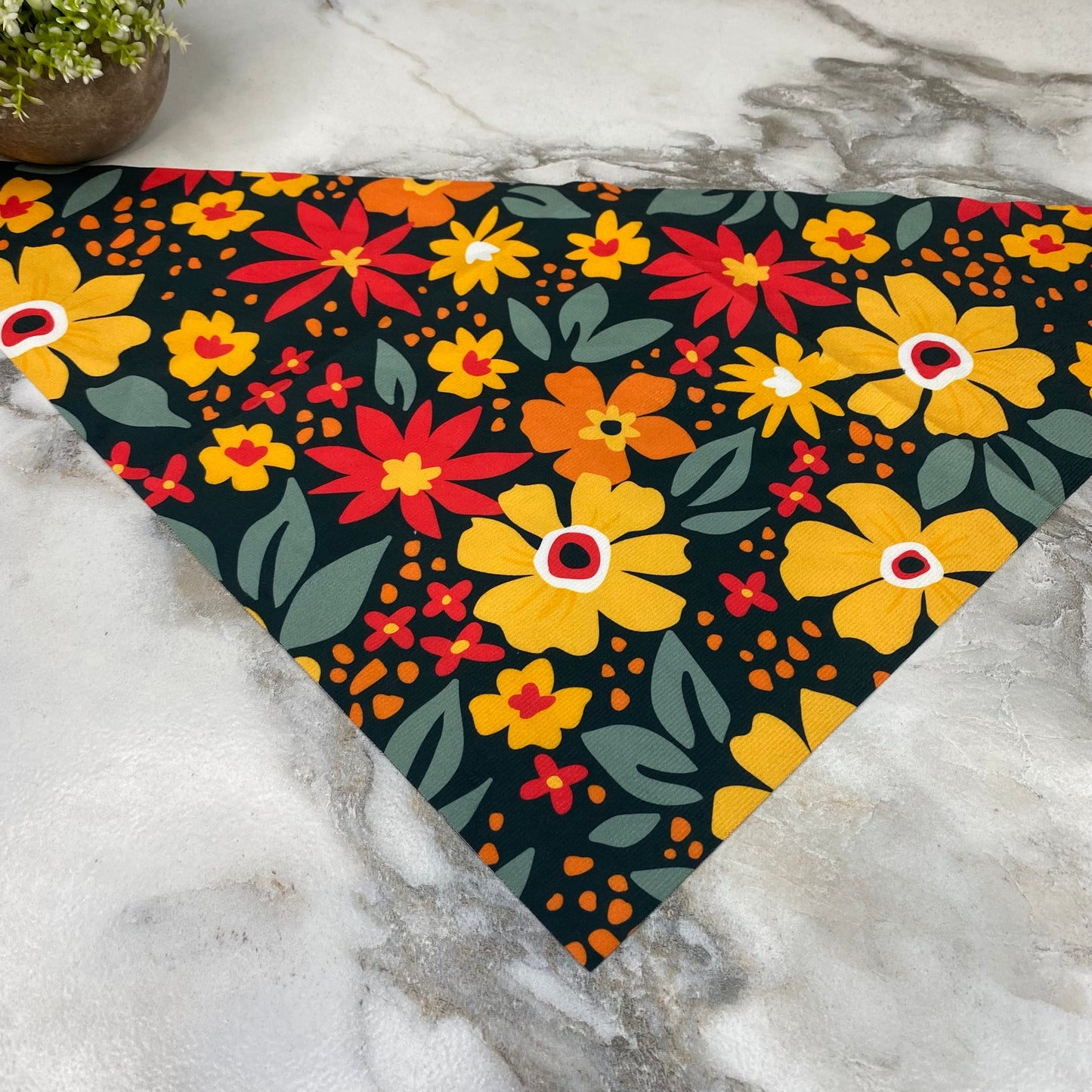 Dog Bandana - Floral - #48