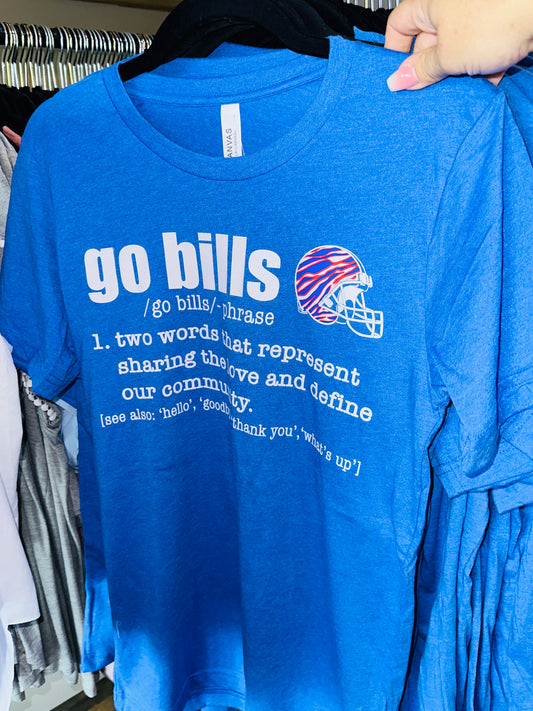 Go Bills Definition Shirt