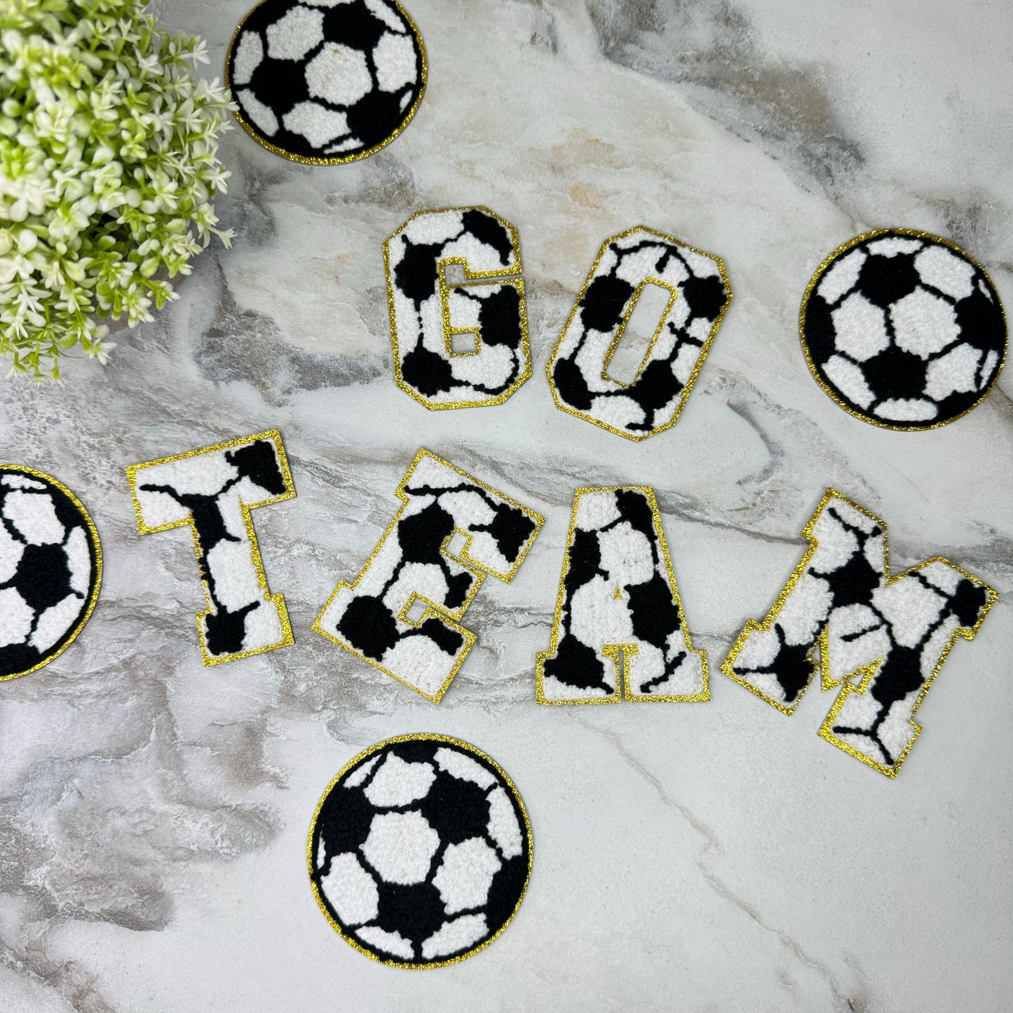 Patch Chenille Letter - Soccer