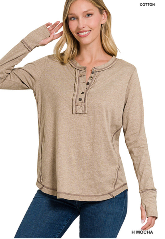 Thumbhole Chic Long Sleeve