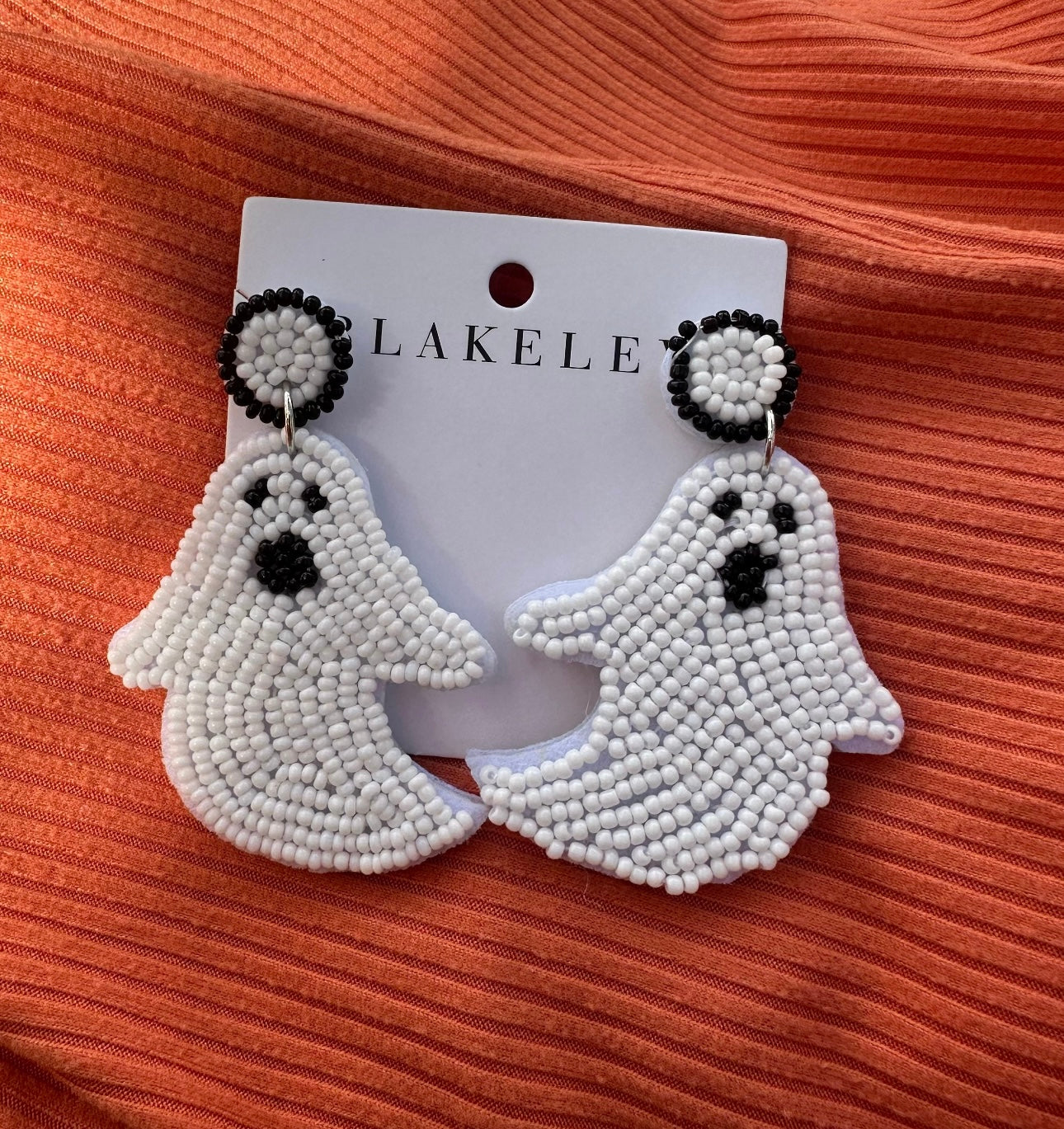 Halloween Beaded Earrings