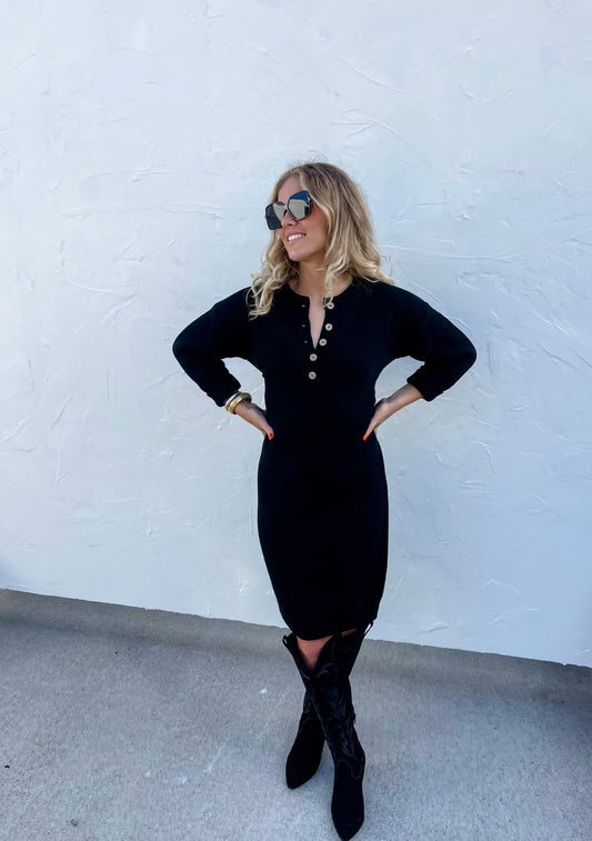 Lively Knit Sweater Dress
