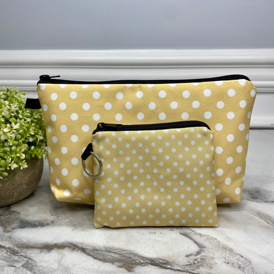 Set - Yellow White Polkadot