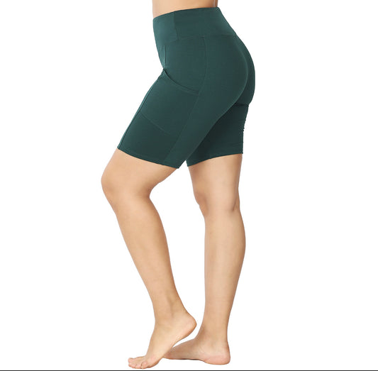 Biker Shorts with Pockets