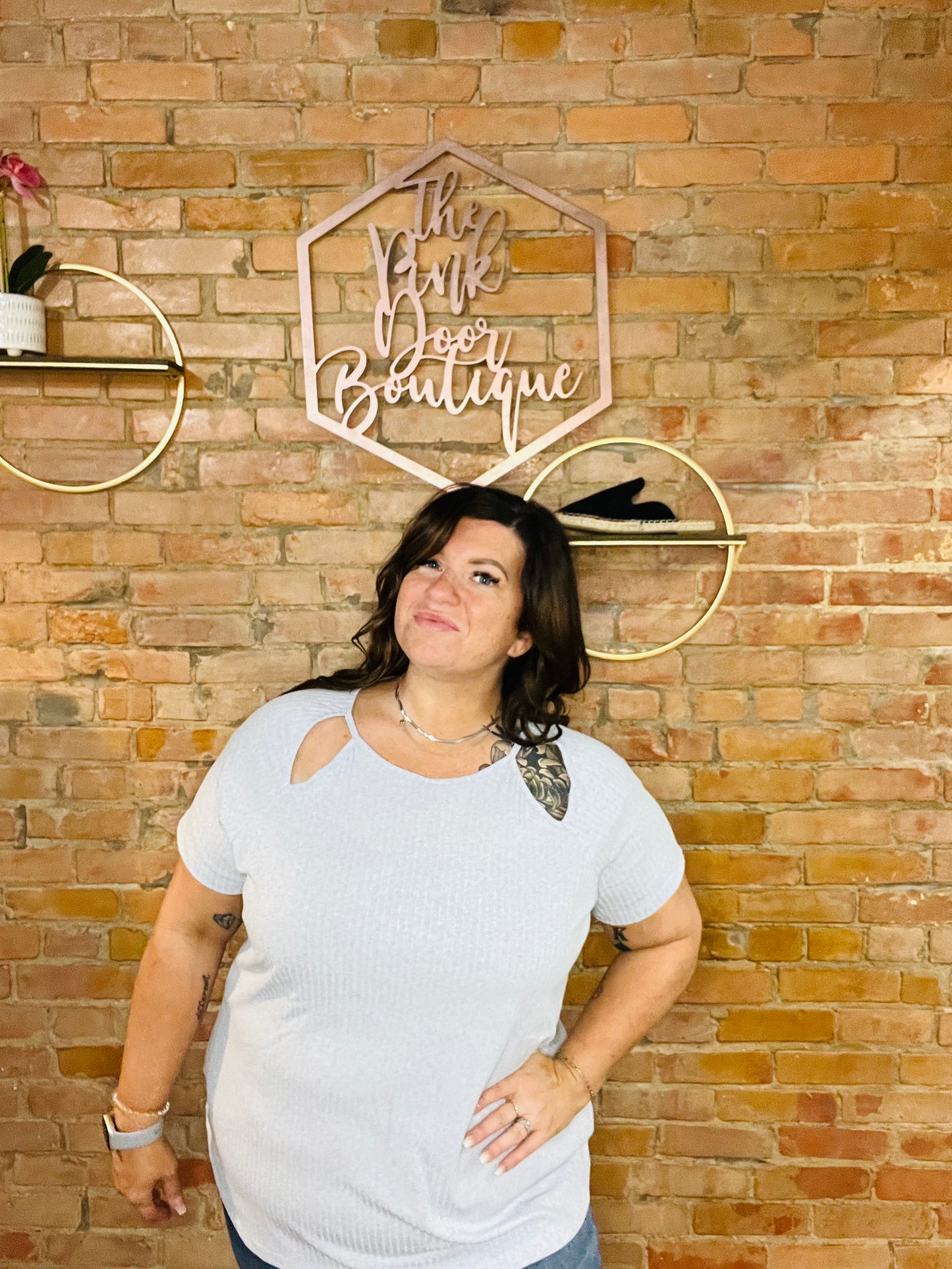 Cutout Summer Short Sleeve