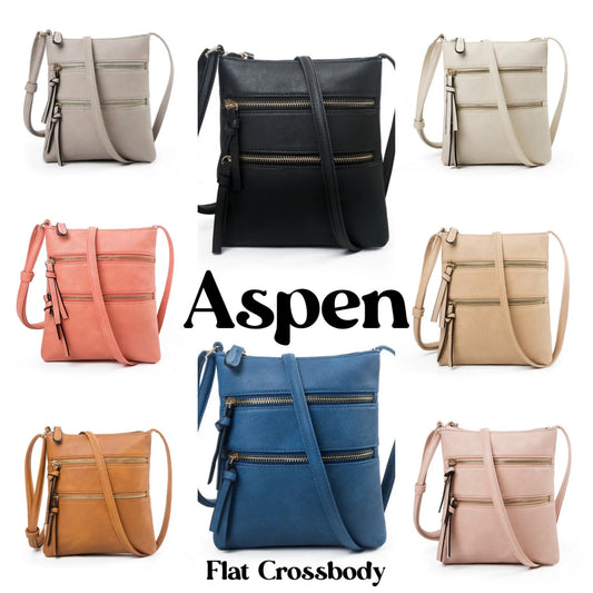 Aspen Flat Crossbody Bag - PREORDER 7/6-7/9
