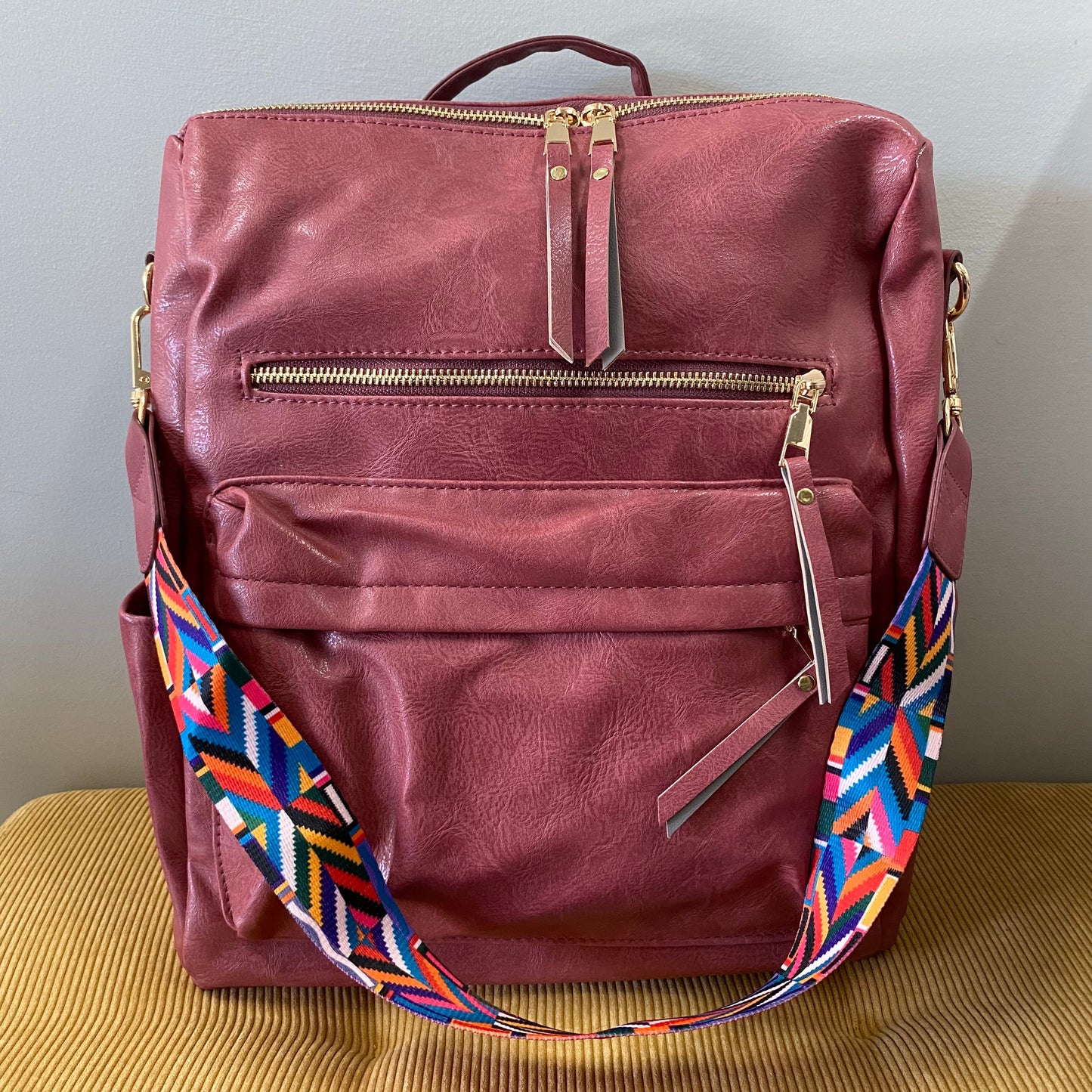 Brooke Backpack - Wine