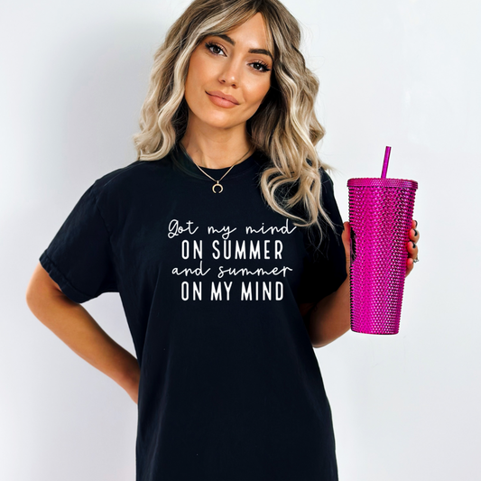 I got my mind on summer