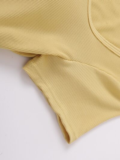 Square Neck Short Sleeve T-Shirt