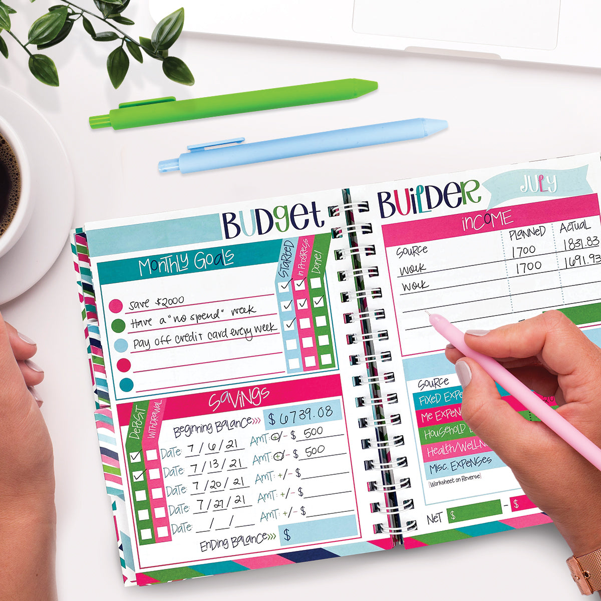 Budgeting Bundle | Budget Binder Planner + Accessories - Denise Albright® 