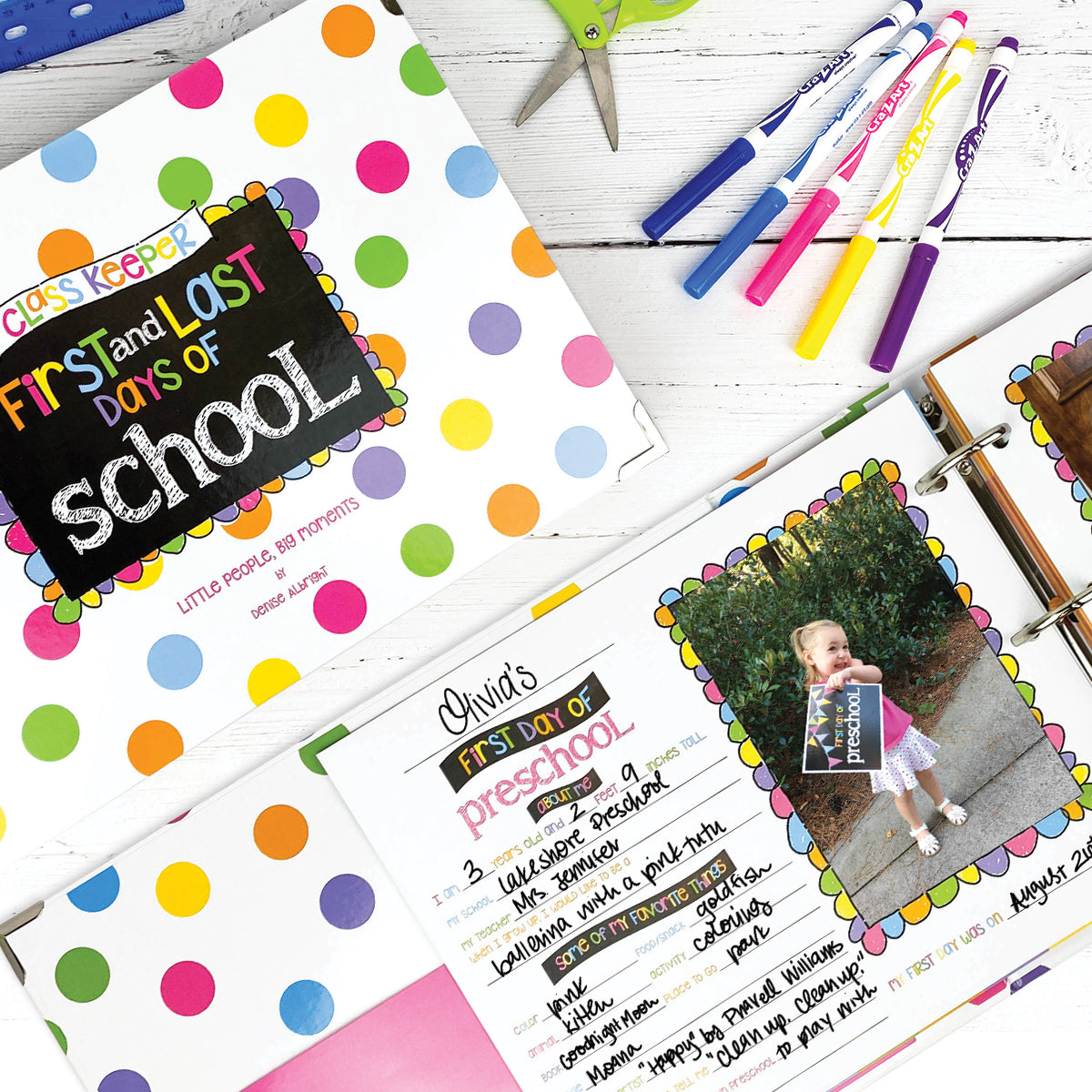 Class Keeper® Easiest School Days Memory Book & Mobile App Membership - Denise Albright® 