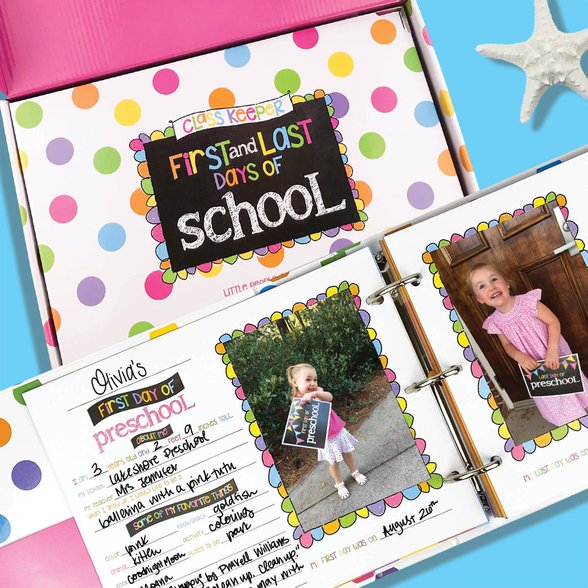 Class Keeper® Easiest School Days Memory Book | (2) Styles | Keepsake - Denise Albright® 