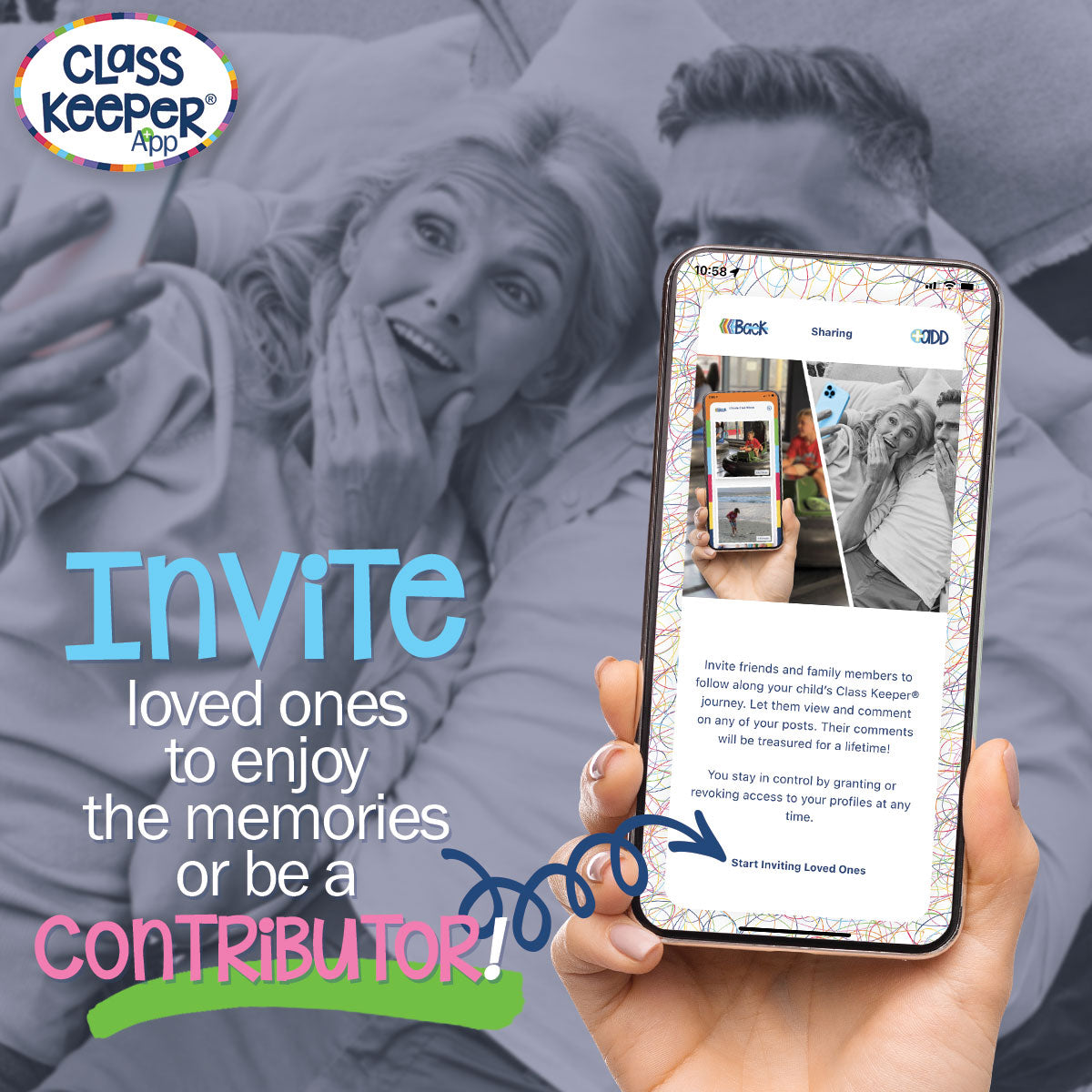 Class Keeper® Easiest School Keepsake Mobile App Membership - Denise Albright® 