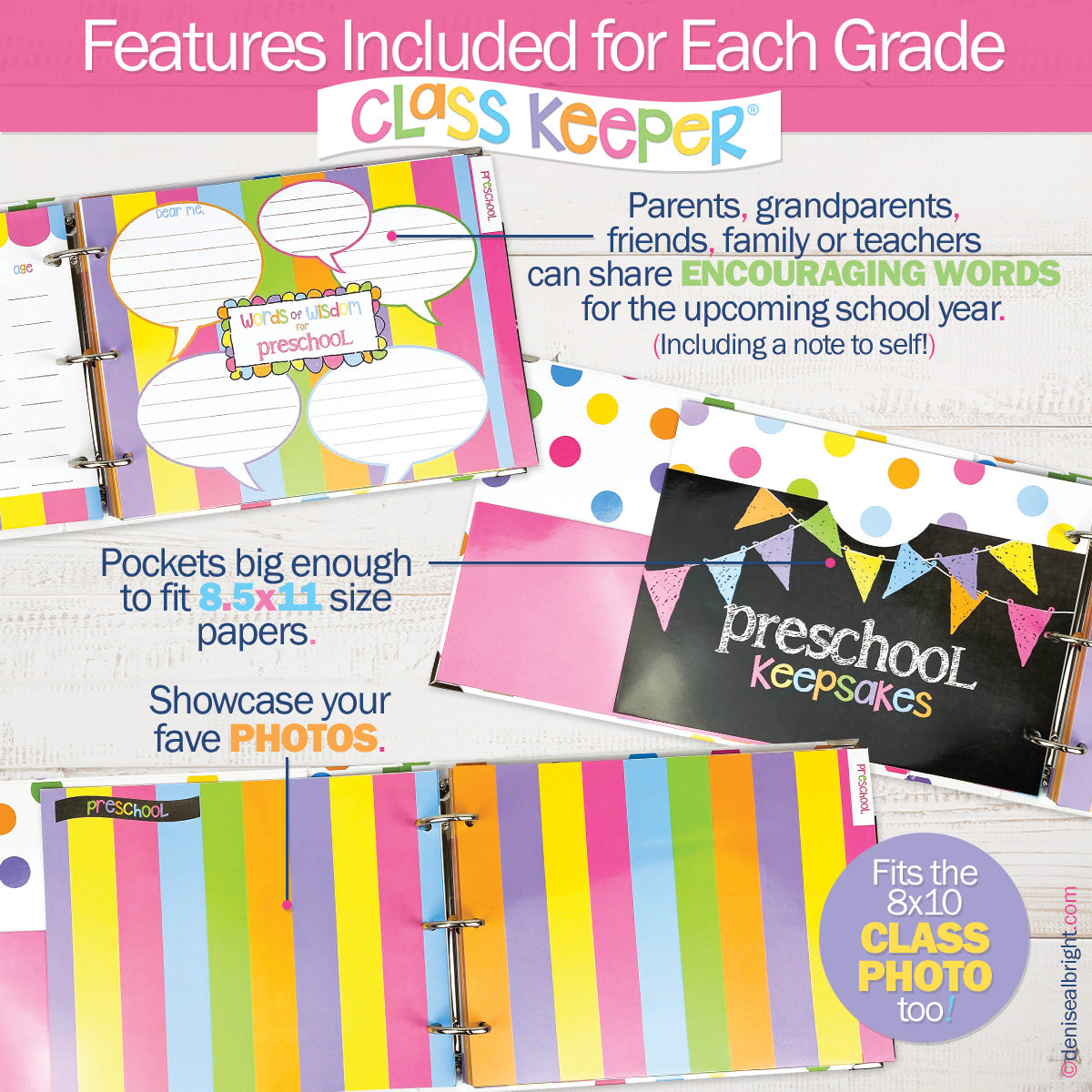 Class Keeper® Easiest School Days Memory Book & Mobile App Membership - Denise Albright® 