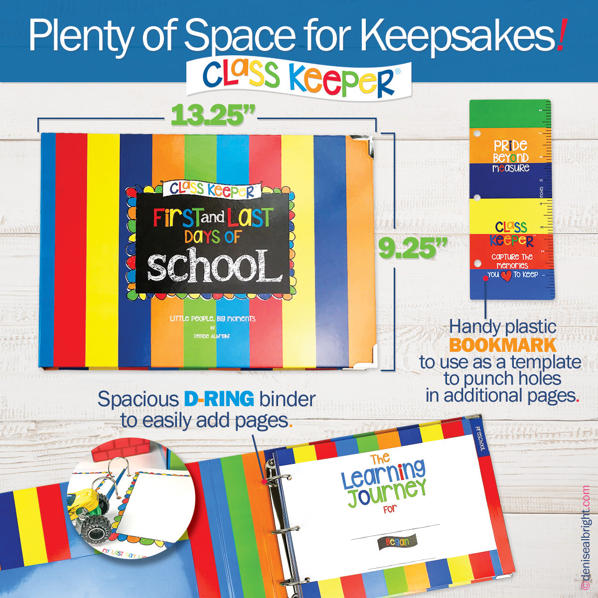 Class Keeper® Easiest School Days Memory Book & Mobile App Membership - Denise Albright® 