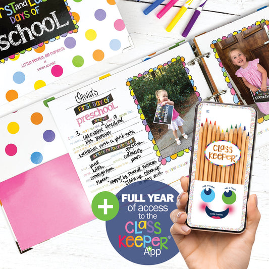Class Keeper® Easiest School Days Memory Book & Mobile App Membership - Denise Albright® 