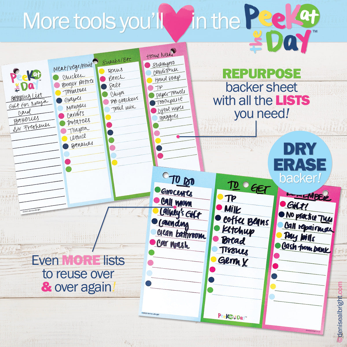 Plan Your Way Bundle | Daily & Weekly Planner Pads - Denise Albright® 