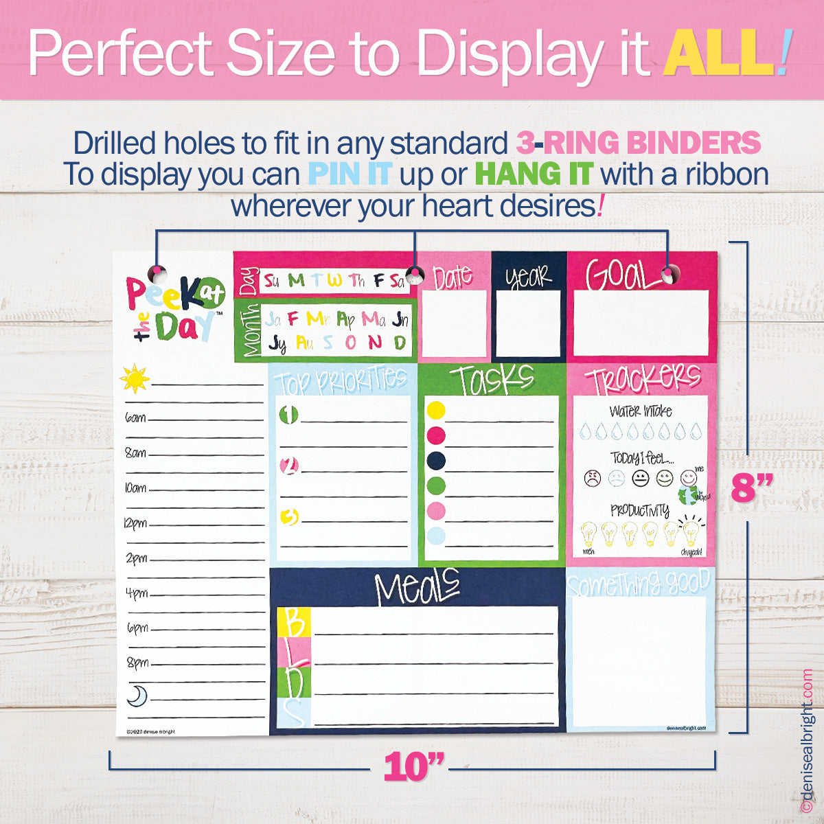 Plan Your Way Bundle | Daily & Weekly Planner Pads - Denise Albright® 