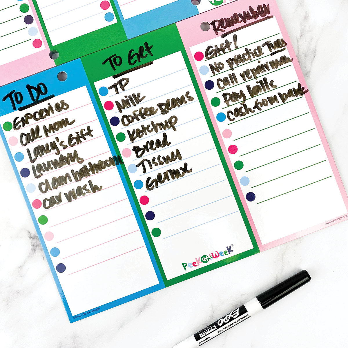 Plan Your Way Bundle | Daily & Weekly Planner Pads - Denise Albright® 