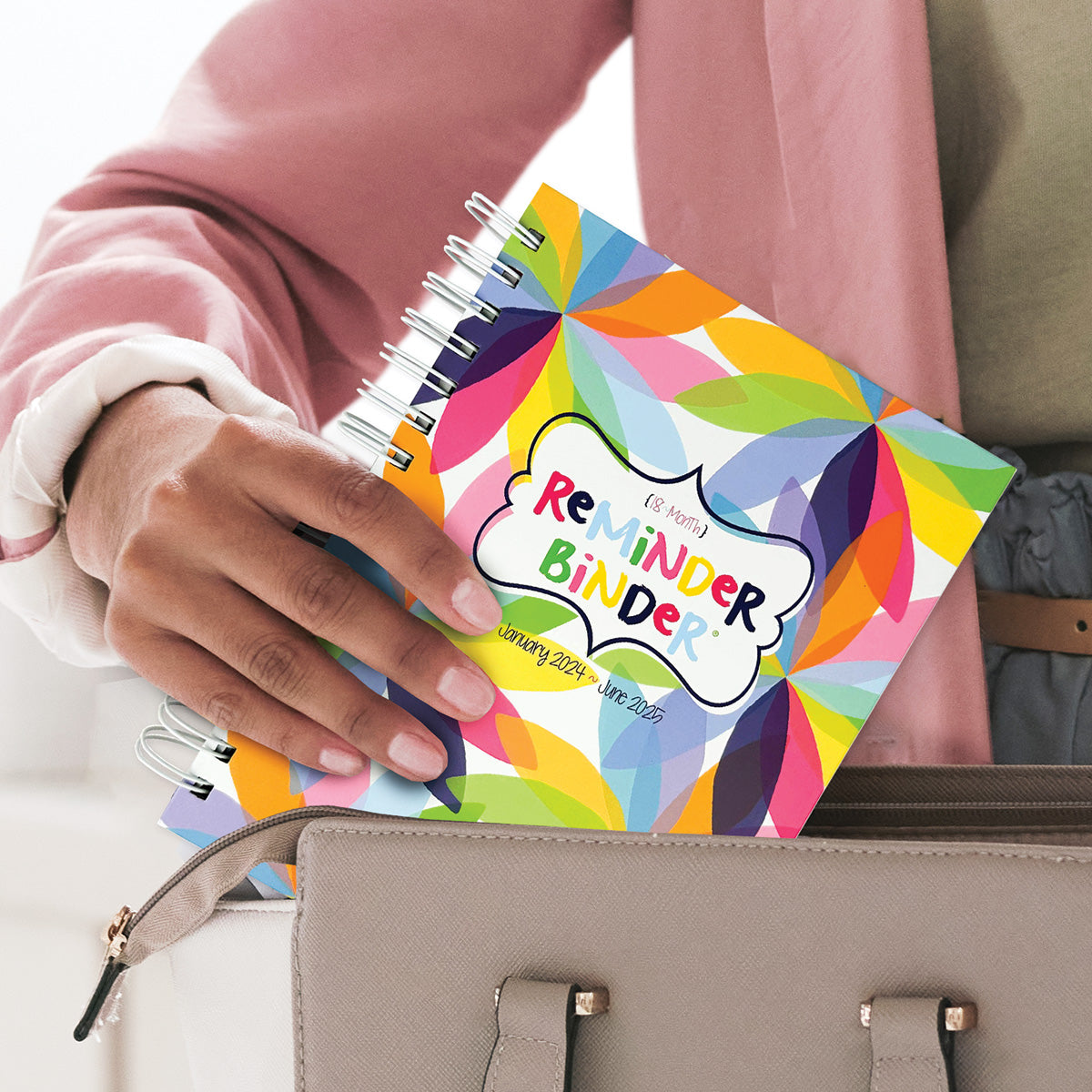 NEW! Perfect Planner Bundle | 2024-25 Reminder Binder® Planner | [2] Planner Pads, Pocket Notebook & Mini Desktop Calendar