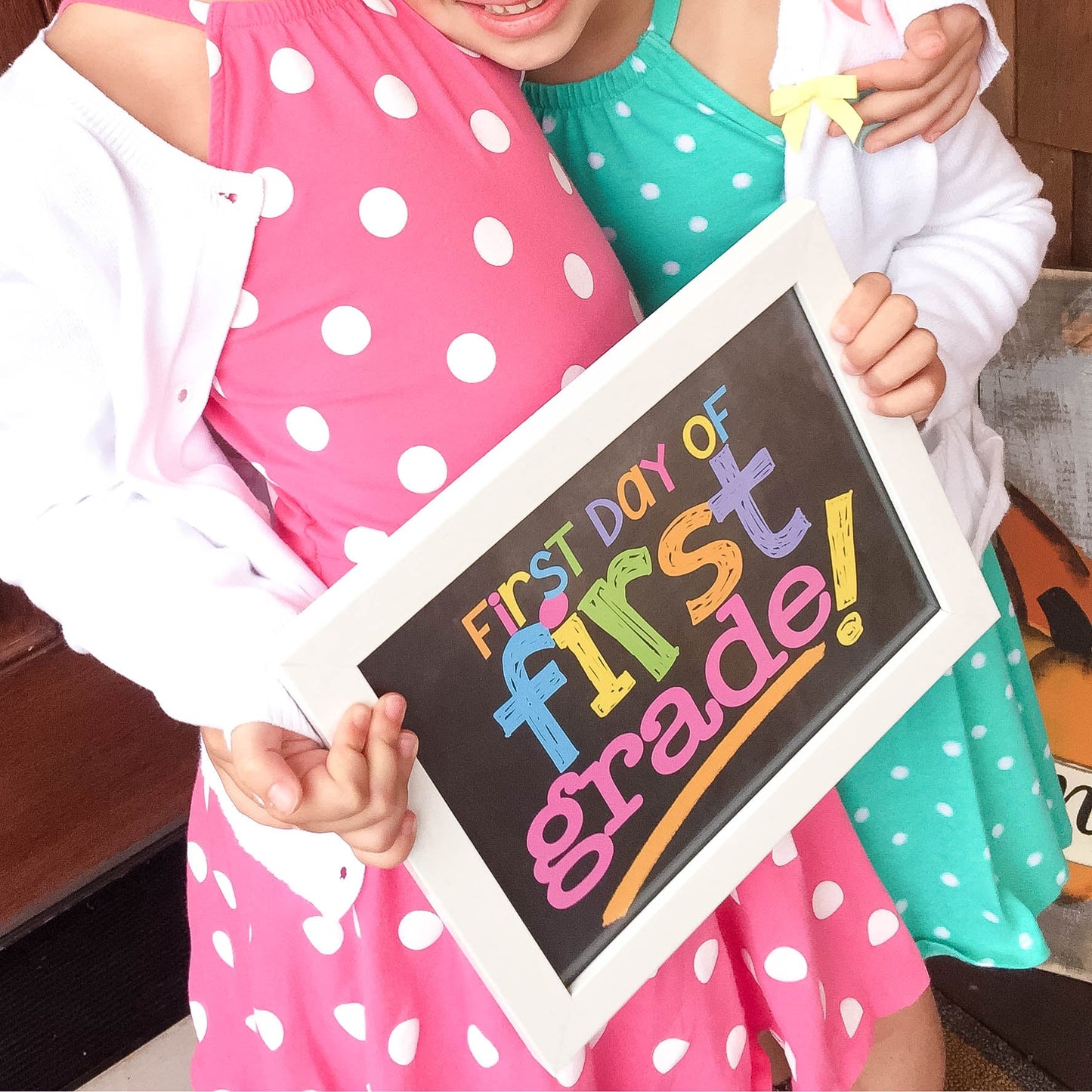 First & Last Day of School Signs | Photo Prop Deck | 17 Grades including T-K | (4) Styles - Denise Albright® 